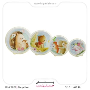 ست 4 عددی ظرف غذا گرد بارانا 39036